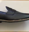 Mocasini barbati negri, tapla subtire, piele eco, cu mic defect DEF790 T53-3